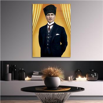 MUSTAFA KEMAL ATATÜRK Tempered Glasss Wall Art