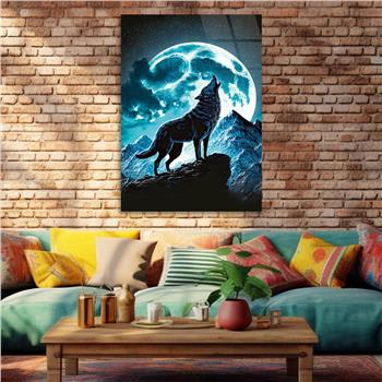 Vertical Tempered Glasss Wall Arts Natured-Themed192