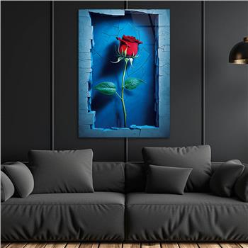 Vertical Tempered Glasss Wall Arts Natured-Themed158