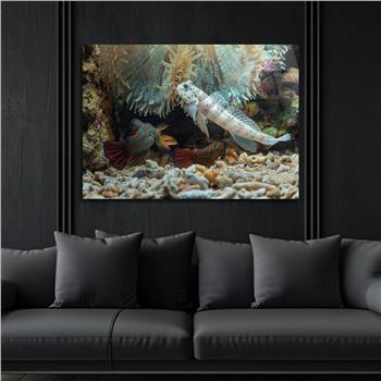 Horizontal Natured-Themed Tempered Glass Wall Art 314