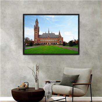Aluminum-Framed Natured-Themed Tempered Glass Wall Art 109
