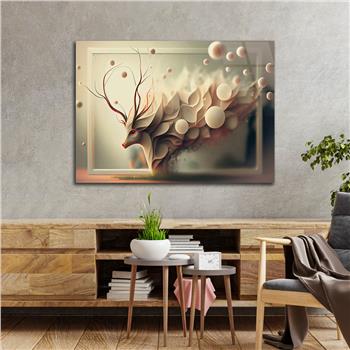 Horizontal Art-Themed Tempered Glass Wall Art 340