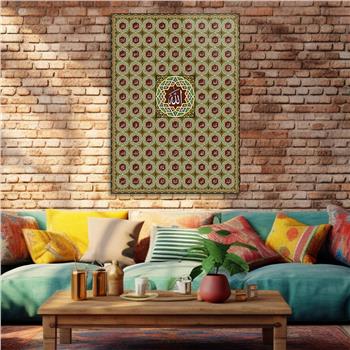 Al-Asma-ul-Husna The Names of Allah - Glass Wall Art with the 99 Names of Allah