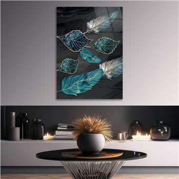 Vertical Tempered Glasss Wall Arts Art-Themed228