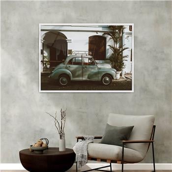 Aluminum-Framed Art-Themed Tempered Glass Wall Art 181
