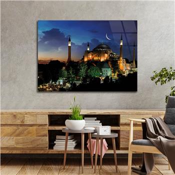 Horizontal Natured-Themed Tempered Glass Wall Art 273