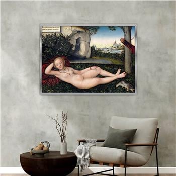 Aluminum-Framed Art-Themed Tempered Glass Wall Art 113