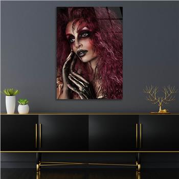 Kunst Thema auf bedrucktem Glas