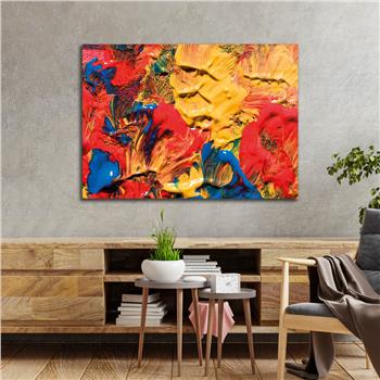Horizontal Art-Themed Tempered Glass Wall Art 354