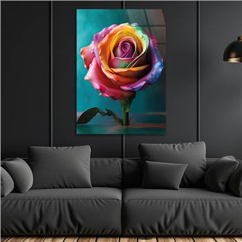 Vertical Tempered Glasss Wall Arts Natured-Themed134