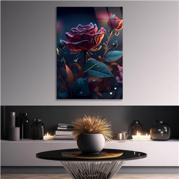 Vertical Tempered Glasss Wall Arts Natured-Themed202