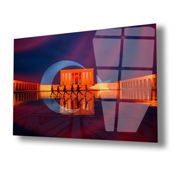 Tempered Glasss Wall Arts National-Themed