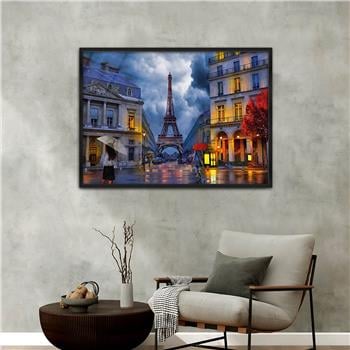 Aluminum-Framed Art-Themed Tempered Glass Wall Art 189