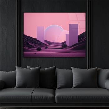 Horizontal Art-Themed Tempered Glass Wall Art 288