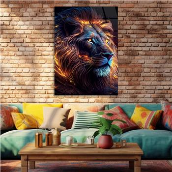 Dikey Doğa Temalı Cam Tablo185