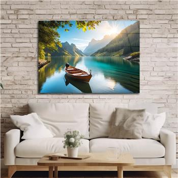 Horizontal Art-Themed Tempered Glass Wall Art 313