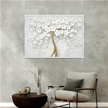 Aluminum-Framed Art-Themed Tempered Glass Wall Art 133
