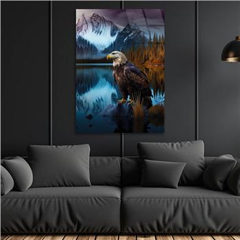 Vertical Tempered Glasss Wall Arts Natured-Themed198