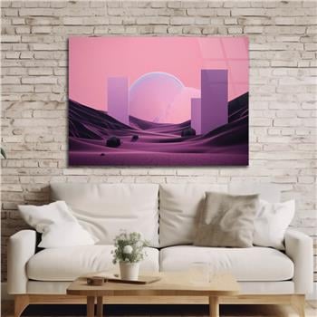 Horizontal Art-Themed Tempered Glass Wall Art 288