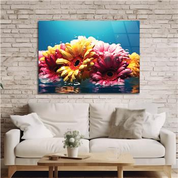 Horizontal Art-Themed Tempered Glass Wall Art 318