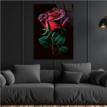 Vertical Tempered Glasss Wall Arts Natured-Themed157