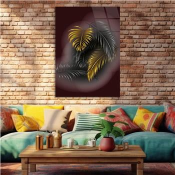 Kunst Thema auf bedrucktem Glas