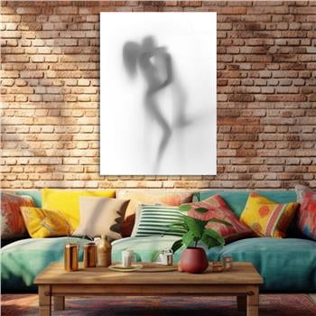 Kunst Thema auf bedrucktem Glas