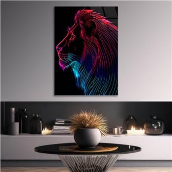 Dikey Doğa Temalı Cam Tablo 363