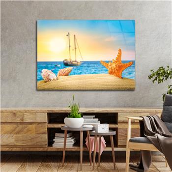 Horizontal Art-Themed Tempered Glass Wall Art 270