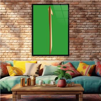 Alif Glass Islamic Wall Art , Elif  Letter Tempered Glass Wall Art