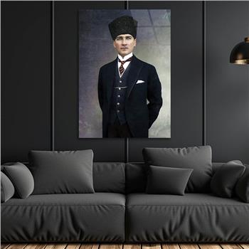MUSTAFA KEMAL ATATÜRK Tempered Glasss Wall Art