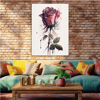 Vertical Tempered Glasss Wall Arts Natured-Themed133
