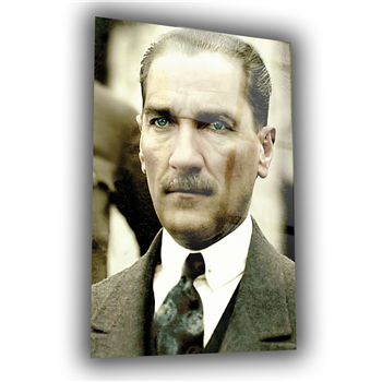 MUSTAFA KEMAL ATATÜRK GÖRSELLİ CAM TABLO