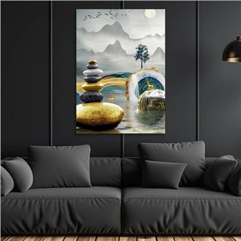 Vertical Tempered Glasss Wall Arts Art-Themed254