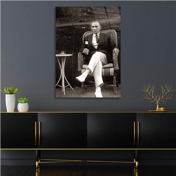 MUSTAFA KEMAL ATATÜRK Tempered Glasss Wall Art 