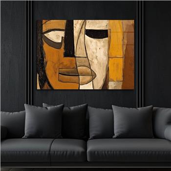 Yatay Sanat Temalı Cam Tablo 255