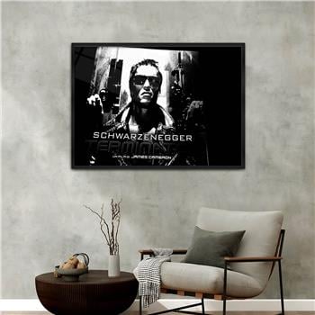 Aluminum-Framed Art-Themed Tempered Glass Wall Art 150