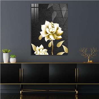 Vertical Tempered Glasss Wall Arts Natured-Themed106