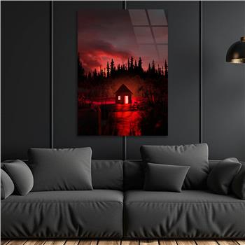 Tempered Glasss Wall Arts Natured-Themed