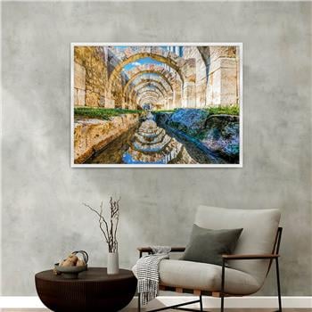 Aluminum-Framed Art-Themed Tempered Glass Wall Art 188