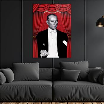 MUSTAFA KEMAL ATATÜRK Tempered Glasss Wall Art