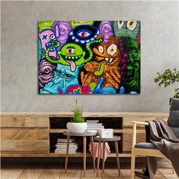 Kunst Thema auf bedrucktem Glas 414