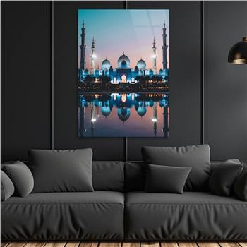 Religiöses Thema auf bedrucktem Glas
