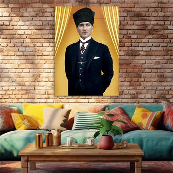 MUSTAFA KEMAL ATATÜRK Tempered Glasss Wall Art