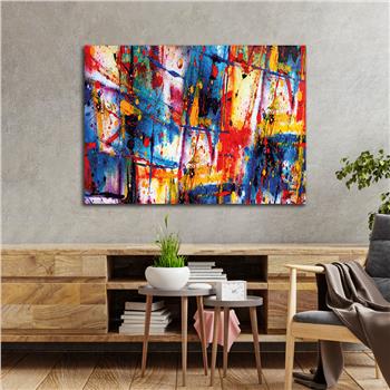 Horizontal Art-Themed Tempered Glass Wall Art 298