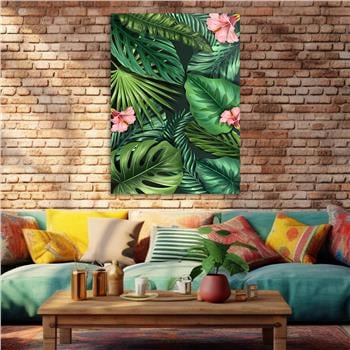 Dikey Sanat Temalı Cam Tablo 377