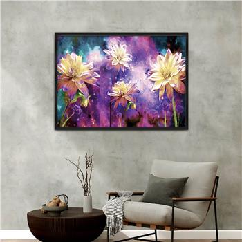 Aluminum-Framed Art-Themed Tempered Glass Wall Art 007