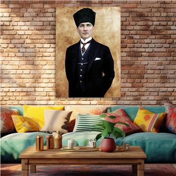 MUSTAFA KEMAL ATATÜRK Tempered Glasss Wall Art