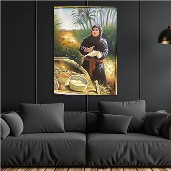 Kunst Thema auf bedrucktem Glas