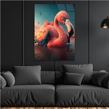 Vertical Tempered Glasss Wall Arts Natured-Themed168